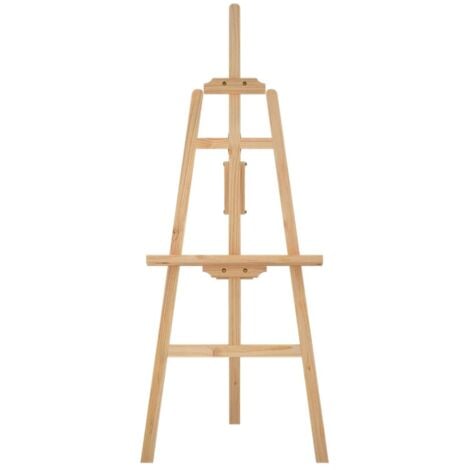 Easel Stand 53.5x95x127 cm Solid Wood Pine vidaXL