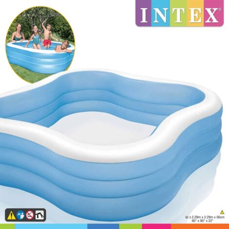 Swim Center Pool Beach Wave 229x229x56 cm 57495NP INTEX