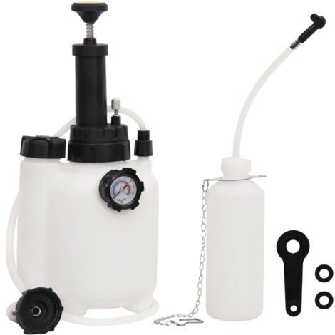 Brake Bleeder White and Black 3 L vidaXL