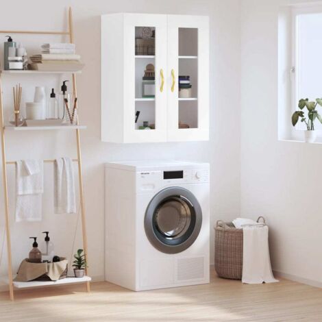 Wall Mounted Cabinet White 69.5x34x90 cm vidaXL (1/5)