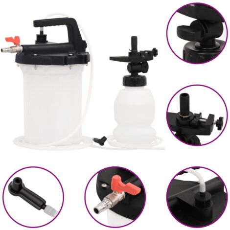 Brake Bleeder White and Black 3 L vidaXL