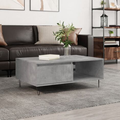 Coffee Table Concrete Grey 90x60x35 cm Engineered Wood vidaXL (1/5)