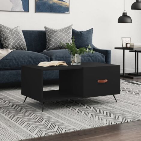 Coffee Table Black 90x50x40 cm Engineered Wood vidaXL