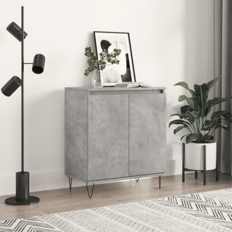 Sideboard Concrete Grey 60x35x70 cm Engineered Wood vidaXL