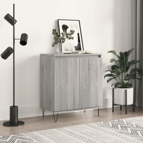 Sideboard Grey Sonoma 60x35x70 cm Engineered Wood vidaXL