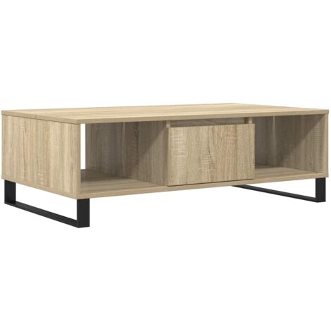 Coffee Table Sonoma Oak 104x60x35 cm Engineered Wood vidaXL