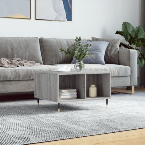 Coffee Table Grey Sonoma 60x50x36.5 cm Engineered Wood vidaXL (1/5)