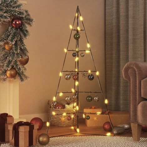 Metal Christmas Tree for Decoration Black 100 cm vidaXL (1/5)