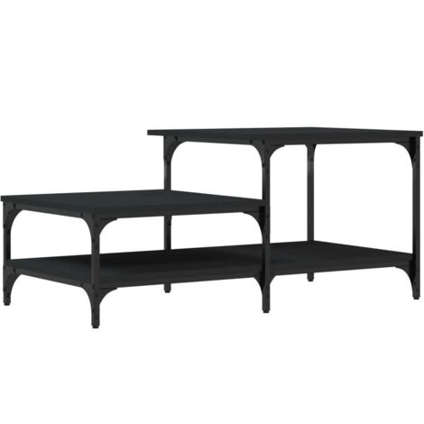 Coffee Table Black 100x50.5x45 cm Engineered Wood vidaXL (1/5)