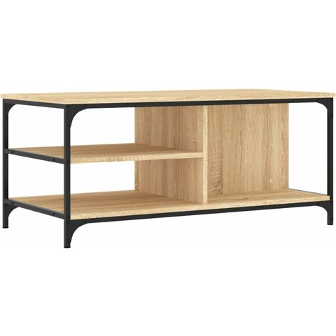 Coffee Table Sonoma Oak 100x50x45 cm Engineered Wood vidaXL