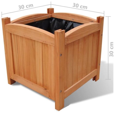 Raised Beds 4 pcs 30x30x30 cm (2x41301) vidaXL
