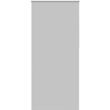 Roller Blind Blackout 80 x 230 cm Grey vidaXL