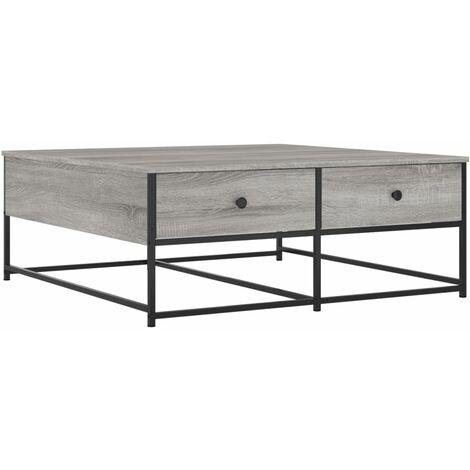 Coffee Table Grey Sonoma 100x99x40 cm Engineered Wood vidaXL (1/5)