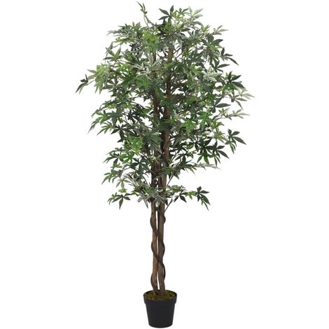 Artificial Maple Tree 336 Leaves 120 cm Green vidaXL