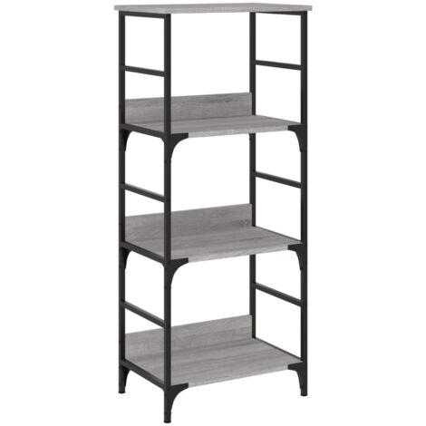 Bookshelf Grey Sonoma 50x33x117.5 cm Engineered Wood vidaXL (1/5)