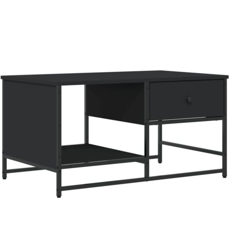Coffee Table Black 85.5x51x45 cm Engineered Wood vidaXL (1/5)