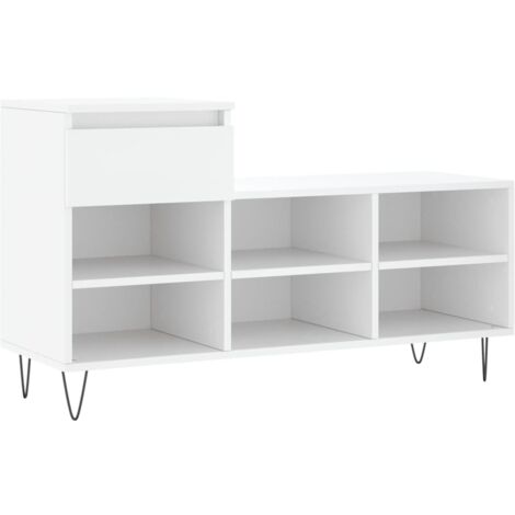 Shoe Cabinet White 102x36x60 cm Engineered Wood vidaXL (1/5)