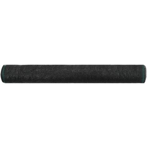 Tennis Screen HDPE 1x25 m Black vidaXL