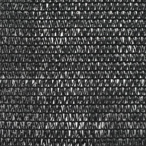 Tennis Screen HDPE 1x25 m Black vidaXL
