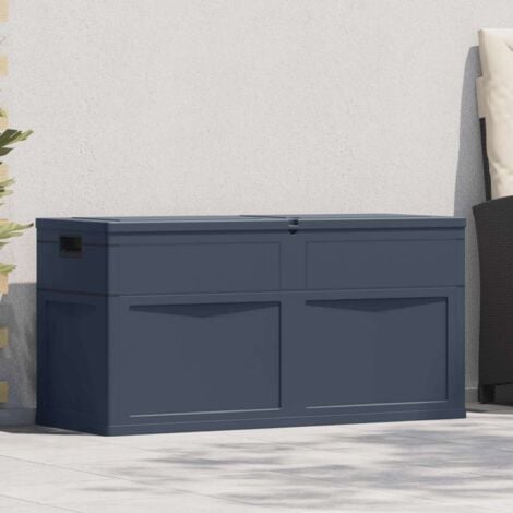 Garden Storage Box 320 L Black vidaXL