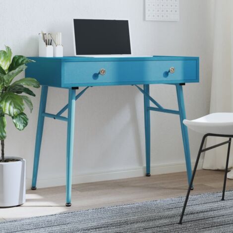 Computer Desk with Drawer Antique Green 90x50x76.5 cm vidaXL