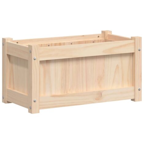 Garden Planter 60x31x31 cm Solid Wood Pine vidaXL