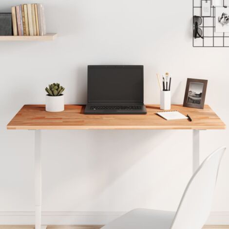 Table Top 100x50x1.5 cm Rectangular Solid Wood Beech vidaXL