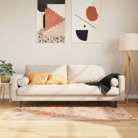 Rug Washable Multicolour 80x150 cm Anti Slip vidaXL