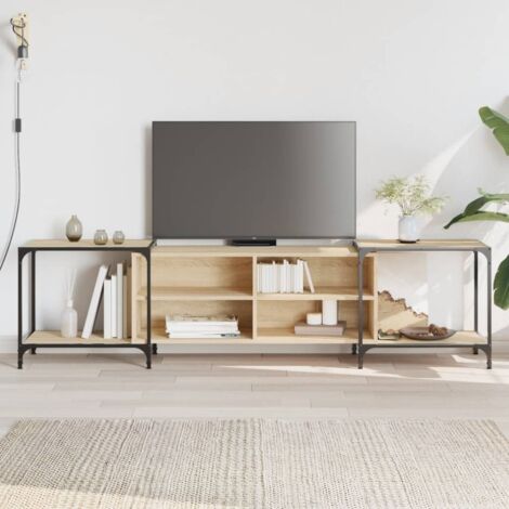 TV Cabinet Sonoma Oak 203x37x50 cm Engineered Wood vidaXL (1/5)
