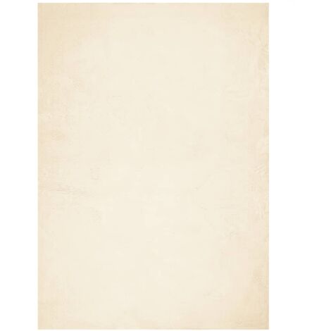 Rug HUARTE Short Pile Soft and Washable Cream 140x200 cm vidaXL