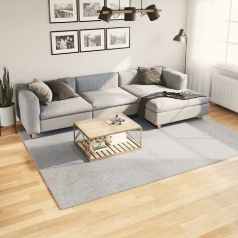 Rug HUARTE Short Pile Soft and Washable Grey 200x280 cm vidaXL