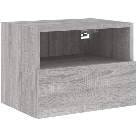 TV Wall Cabinet Grey Sonoma 40x30x30 cm Engineered Wood vidaXL