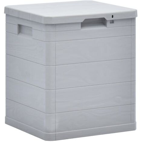vidaXL Garden Storage Box 90 L Light Grey