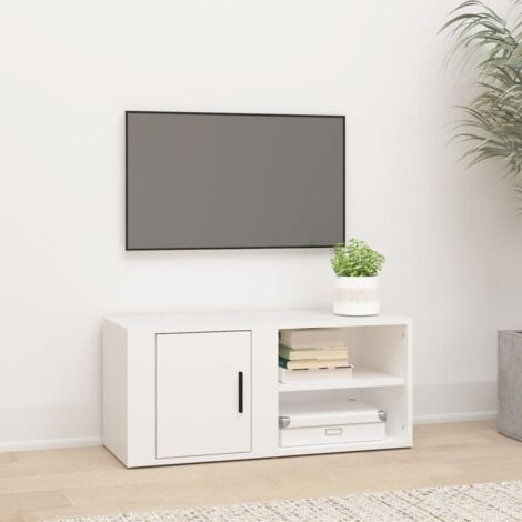 TV Cabinet White 80x31,5x36 cm Engineered Wood vidaXL