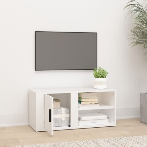 TV Cabinet White 80x31,5x36 cm Engineered Wood vidaXL