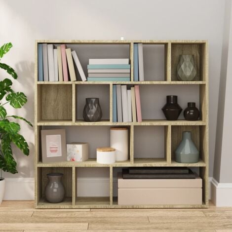Book Cabinet/Room Divider Sonoma Oak 105x24x102 cm vidaXL