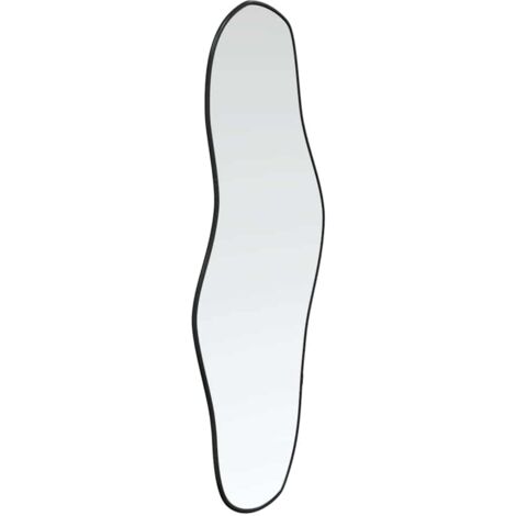 Wall Mirror Black 90x40 cm vidaXL