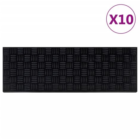 Stair Treads 10 pcs 25x75 cm Rubber vidaXL