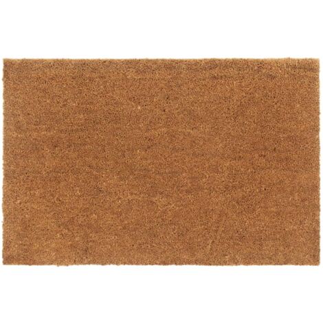 Door Mat Natural 65x100 cm Tufted Coir vidaXL