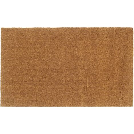 Door Mat Natural 90x150 cm Tufted Coir vidaXL