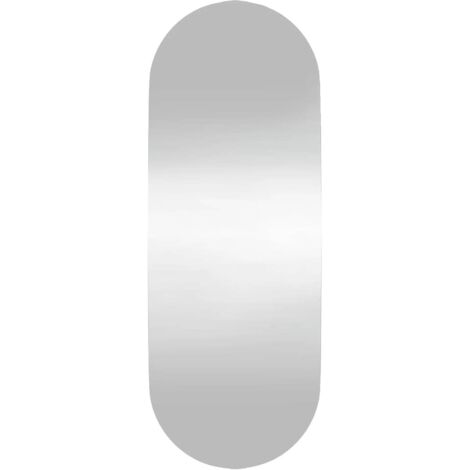 Wall Mirror 15x40 cm Glass Oval vidaXL