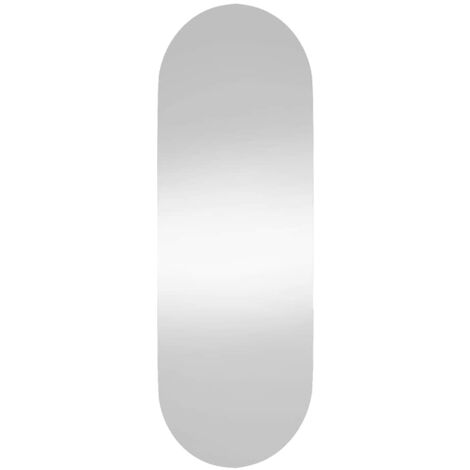 Wall Mirror 15x40 cm Glass Oval vidaXL