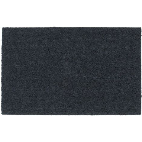 Door Mat Dark Grey 50x80 cm Tufted Coir vidaXL