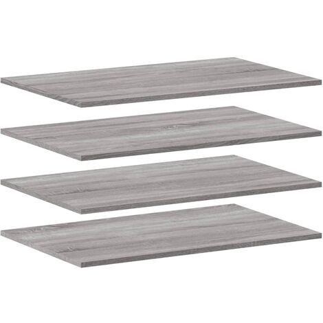 Wall Shelves 4 pcs Grey Sonoma 80x50x1.5 cm Engineered Wood vidaXL