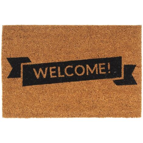 Door Mat Natural 40x60 cm Tufted Coir vidaXL