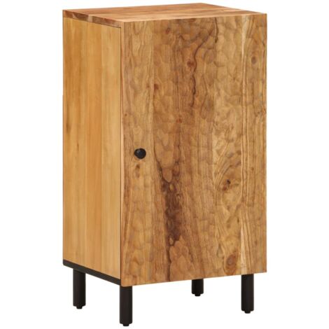 Side Cabinet 40x33x75 cm Solid Wood Acacia vidaXL (1/5)