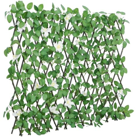 Artificial Ivy Trellis Expandable Green 186x30 cm vidaXL