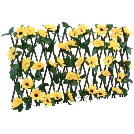 Artificial Ivy Trellis Expandable Yellow 180x20 cm vidaXL (1/5)
