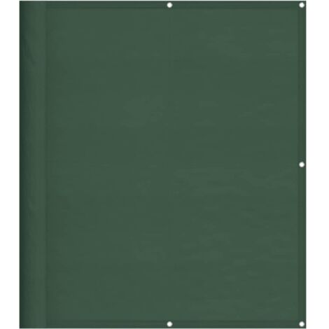 Balcony Screen Dark Green 120x800 cm 100% Polyester Oxford vidaXL