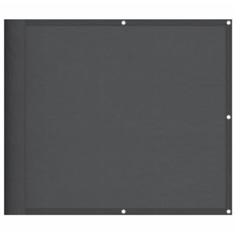 Balcony Screen Anthracite 90x1000 cm 100% Polyester Oxford vidaXL